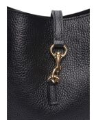 Bolso Elisabetta de piel negra - 20,5x21x8 cm