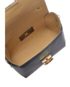 Bandolera de piel Madeleine negra - 13x19x9 cm