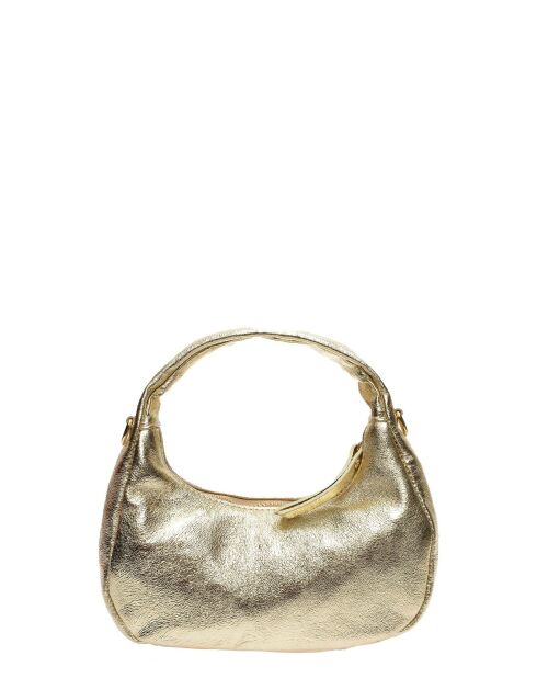 Borsa a tracolla Hobo in pelle Clarisse dorata - 10x20,5x6 cm
