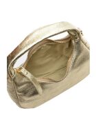 Borsa a tracolla Hobo in pelle Clarisse dorata - 10x20,5x6 cm