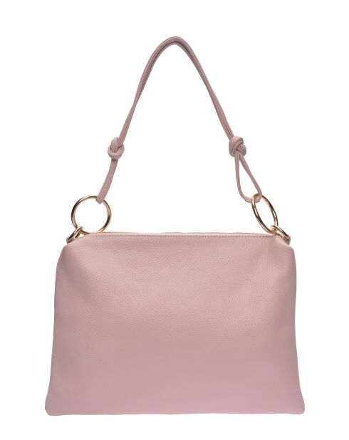 Yasmine poederleren schoudertas - 25,5x35cm