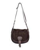 Borsa a tracolla Stella testa moro in pelle - 22x28x10 cm