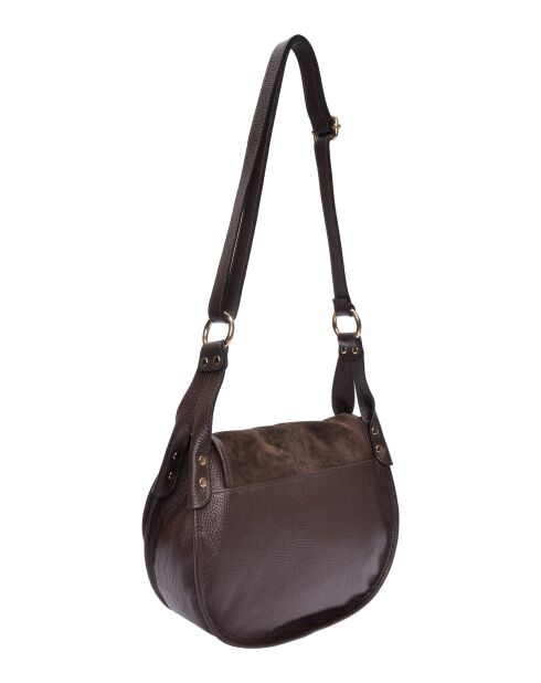 Borsa a tracolla Stella testa moro in pelle - 22x28x10 cm