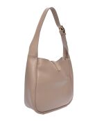 Leonor modderleren handtas - 20,5x21x8 cm