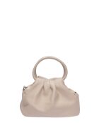 Borsa Mila in pelle beige - 16x22x12 cm