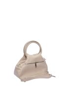 Borsa Mila in pelle beige - 16x22x12 cm