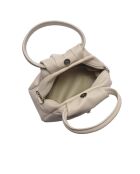 Borsa Mila in pelle beige - 16x22x12 cm