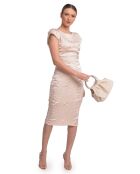 Borsa Mila in pelle beige - 16x22x12 cm