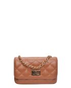 Borsa a tracolla Elena in pelle cognac - 12x19,5x5 cm