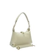 Eleonora beige leren schoudertas - 17x28x7 cm