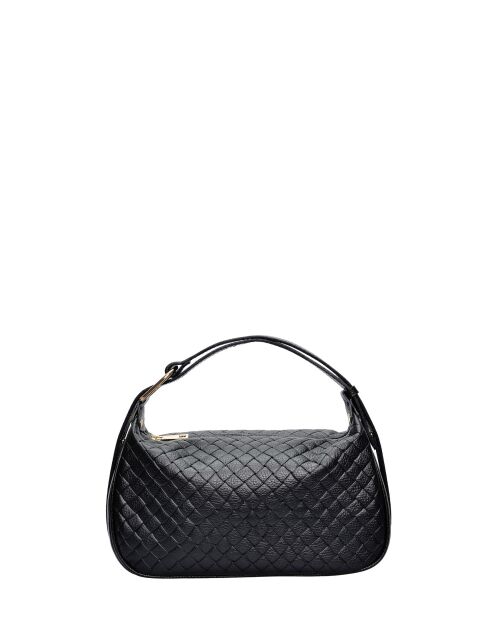 Bolso Elvire de piel negra - 15x29,5x9 cm