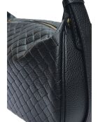 Bolso Elvire de piel negra - 15x29,5x9 cm