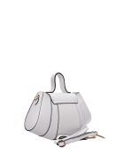 Borsa a mano Noémie in pelle bianca - 17x26x7 cm