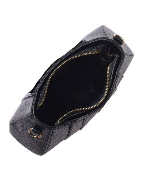 Bolso Melissa de piel negra - 17x26x7 cm