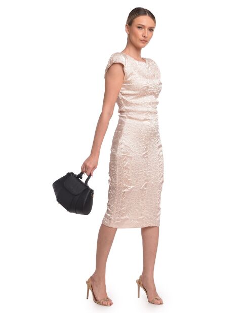 Bolso Melissa de piel negra - 17x26x7 cm