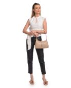 Schultertasche Aurélia aus Schlammleder - 17x28x7 cm