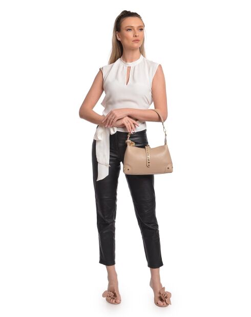 Schultertasche Aurélia aus Schlammleder - 17x28x7 cm