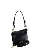 Bandolera Belladonna de piel negra - 16x25 cm