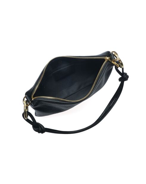 Bandolera Belladonna de piel negra - 16x25 cm