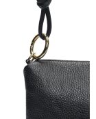 Bandolera Belladonna de piel negra - 16x25 cm