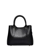 Bolso Celestina de piel negra - 16,5x22x11 cm