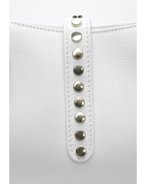 Bandolera Victoire de piel blanca - 17x28x7 cm