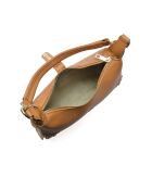 Sac bandoulière en cuir Althéa cognac - 17x28x7 cm