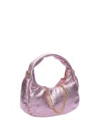 Mathilde roze leren hobotas - 10x20,5x6 cm