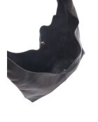 Sac Hobo en cuir Natalia noir - 33x43x10 cm