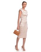 Chiara Handtasche aus cognacfarbenem Leder - 12,5 x 21 x 8,5 cm