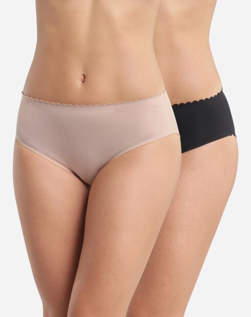 2 veelkleurige Body Touch Easy slipjes