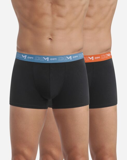 2 Boxers Coton Stretch Men multicolores