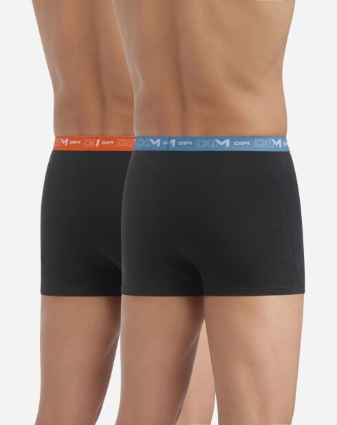 2 Boxers Coton Stretch Men multicolores