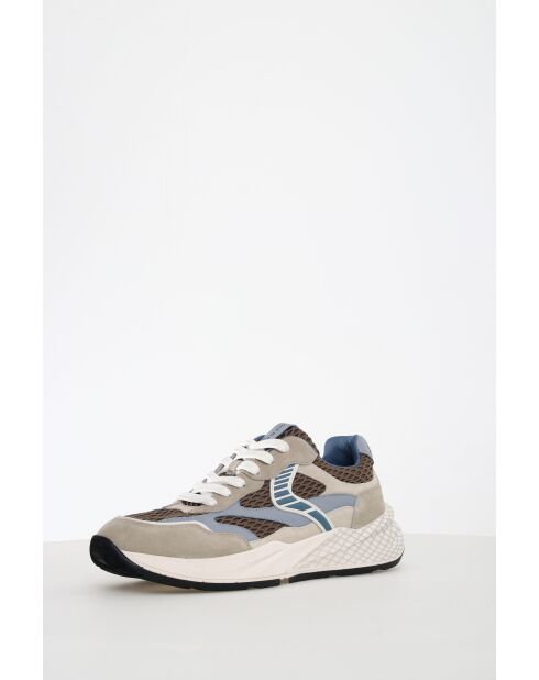 CLUB22 taupe sneakers van zandleer