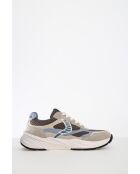 CLUB22 taupe sneakers van zandleer