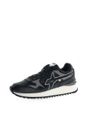 Sneakers suède YAK noir anthracite/taupe