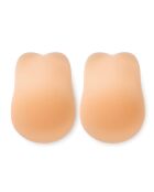 Cache tétons liftants en silicone de levage pêche