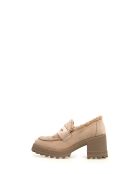 Mocasines de tacón Tani beige