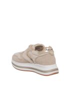 Sneakers Merry aus beigem Leder