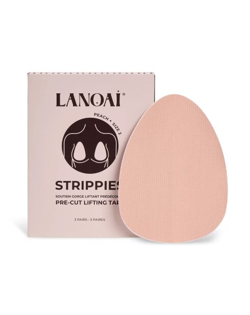 Boob tape prédécoupé 3 paires pêche