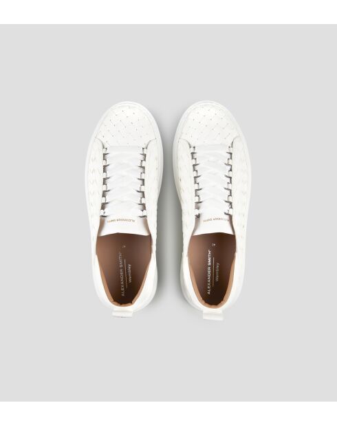 Weiße Wembley-Ledersneaker