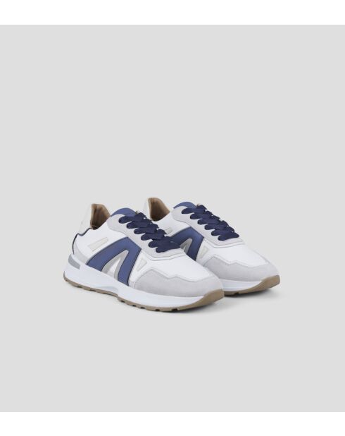 Wit/blauwe sneakers Liverpool