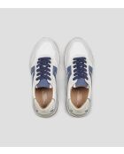 Wit/blauwe sneakers Liverpool
