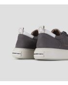 Sneakers Bond aus dunkelgrau/weißem Leder