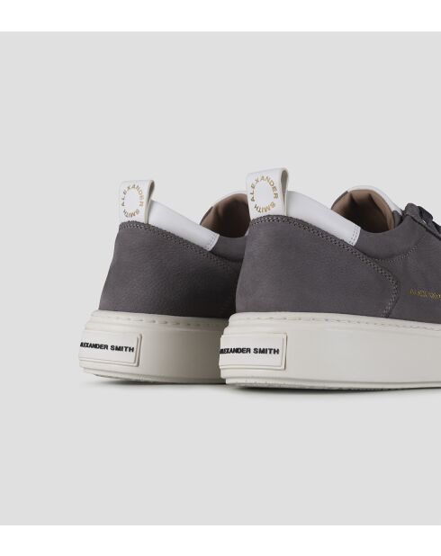 Sneakers Bond aus dunkelgrau/weißem Leder