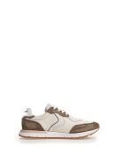 Taupekleurige witte sneakers Storm