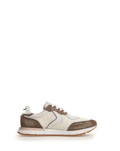 Taupekleurige witte sneakers Storm
