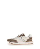Taupekleurige witte sneakers Storm