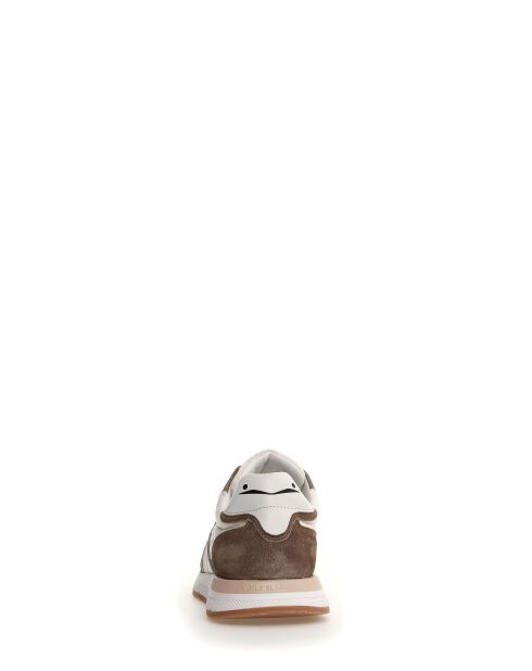Taupekleurige witte sneakers Storm