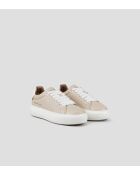 Sneakers Soho aus Leder in Beige/Weiß